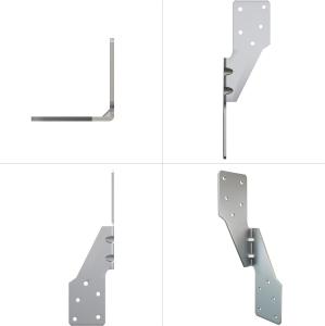 Quality Galvanized Steel Strong Tie Brackets Heavy Duty Hurricane Tie for Metal Building Material wholesale