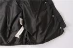Black Ladies Longline Padded Gilet Fur Lining 100% Polyester