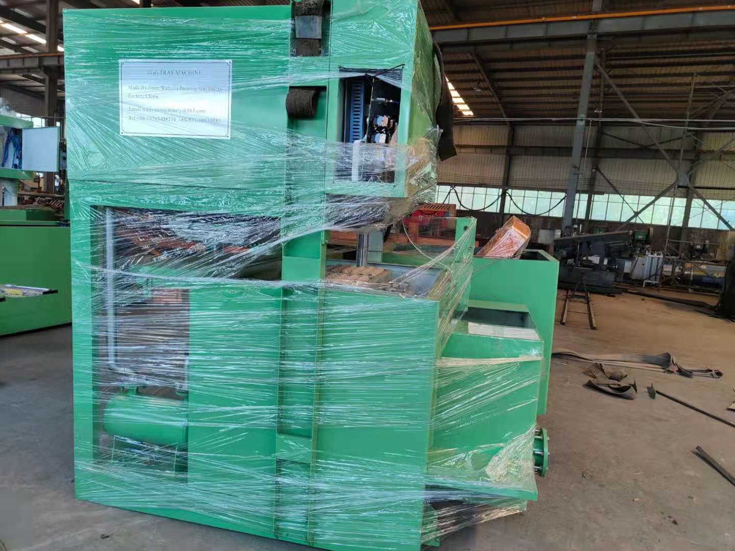 Hot Air Drying Paper Egg Tray Making Machine with Waste Paper Raw Material