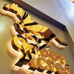 3D Outdoor Advertising Channel Stainless Steel Backlit Led Sign Letter Outdoor