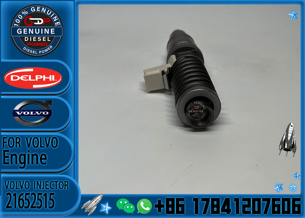 Common Rail Fuel Injector 21652515 BEBE4P00001 For Volvo MD13 D13 Truck FH420 FM380 FM420 FMX420 Engine Heavy Truck