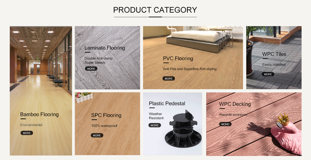 Natural Beauty Bamboo Floor Tiles 100% Bamboo Flooring For Interiors