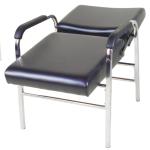 Beauty Salon Styling Chairs , Folding Salon Shampoo Chairs Reclining Backrest