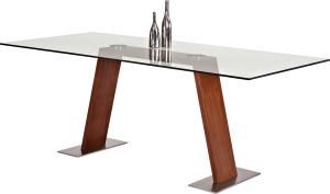 Quality Tempered glass Fixed Dining Table wholesale