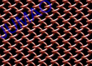 Quality High Strength Coated Metal Mesh Curtains , Anodized Oxidation chain mail curtain wholesale