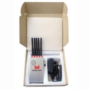 China 5 Band Portable Jammer High Power To Block GSM 3G 4G LTE Wireless Video WiFi Jammer In Meeting Room on sale