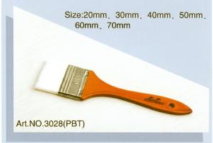 Quality Polyester PBT pure natural bristle Chinese bristle paint brush No.3028 wholesale