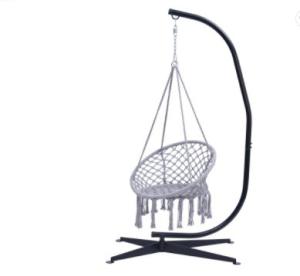 Quality Outdoor Activity Steel Stand Hanging Macrame Hammock Chair with Customized Color wholesale