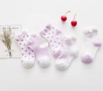 Thermal Lovely Newborn Baby Socks / Thick Baby Socks Eco Friendly Customized
