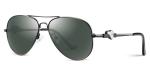 Kids Polarised Glass Sunglasses , TAC Polarized Sunglasses Metal Frame