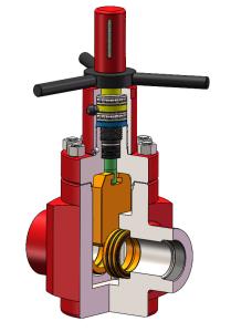 Quality Alloy Steel Mud Gate Valve 2000-15000psi Of Oilfield Application wholesale