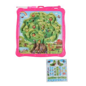 Quality Apple Tree Magnetic Color Maze Puzzle Drawing Board Toy wholesale