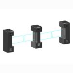 AG-PX78453302-B Vertical Swing Barrier Gate , Durable Outdoor Swing Barrier
