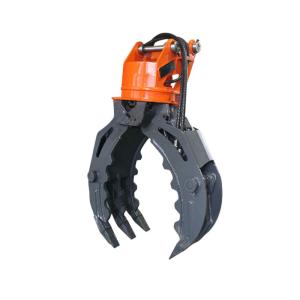 Quality Manufacturer High Efficiency Excavator Hydraulic Steel Roc / Log Grab Hydraulic Grab For Komatsu Kobelco Cat Hitachi Etc wholesale