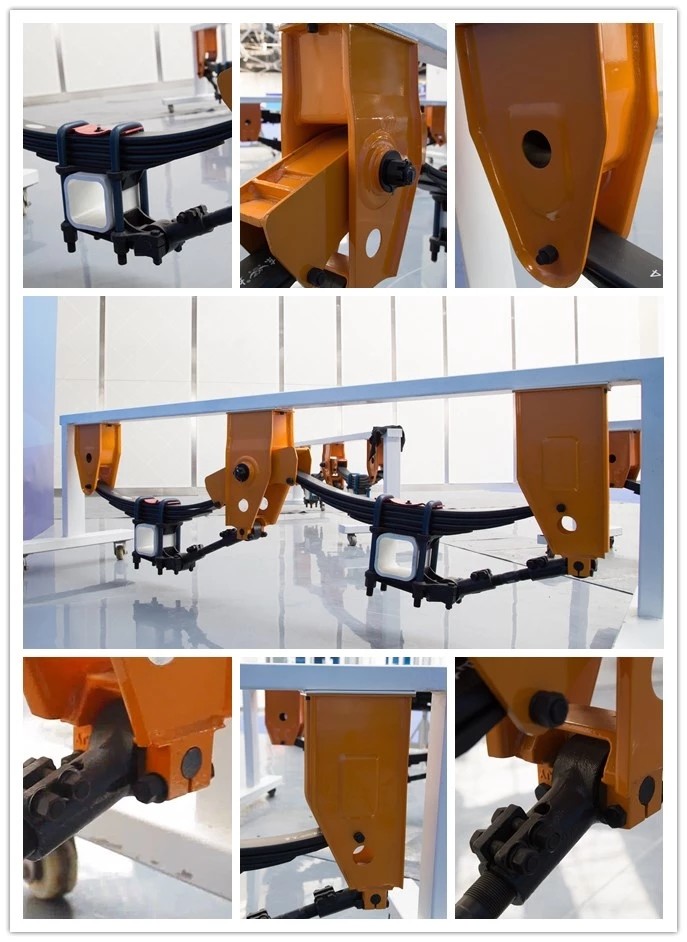 Tractor Metal Bushing Semi Trailer Suspension Weldable Mounting 1130MM 20t American Type ODM