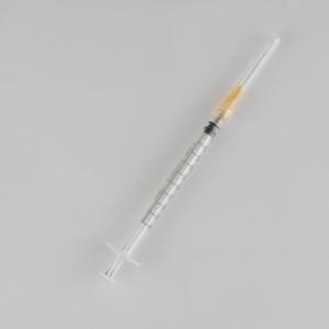 Quality Medical CE &amp; ISO prices disposable 1 ml syringe with injection needle wholesale