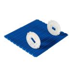 Easy Cleaning Plastic Food Cross Belt Conveyor Modular Belt for Madagascar