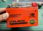 OUTDO UTX4L-BS(DS) Battery DS-iGEL 12V 4Ah 10HR *CA:115A New Original Motorcycle