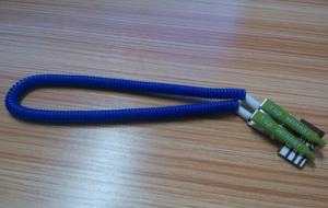 Quality Dental bib clip made of top quality plastic spring 385mm blue color w/metal alligator clip wholesale