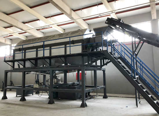 PET PP Plastic Crushing And Washing Machine 500kg/H Recycling Line