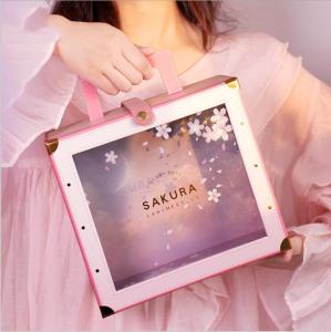 Quality Pink Jewelry Embossed Recycled Paper Gift Boxes wholesale