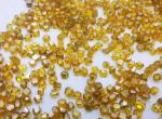 Yellow Rough Lab Grown Diamonds Hpht 3mm 3.5mm 4mm 4.5mm 5mm