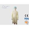 Buy cheap Hospital Vistors Use Yellow Isolation Gowns PP Plastic Material 20G from wholesalers