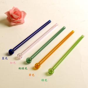 Quality Colorful Glass Drinking Straws Stick Stirrer bar wholesale