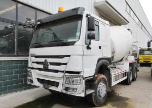 Quality White 10CBM Concrete Mixer Truck , RHD 10 Wheels Concrete Mixer Pump Truck wholesale