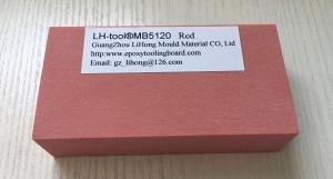 1.25 Medium Density Red  Epoxy Tooling Board For Jigs , Fixtures