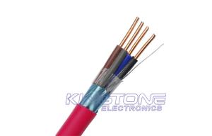 Quality Shielded 4 Core FRLS Fire Resistant Cable with Bare Copper Conductor in 200M Roll wholesale