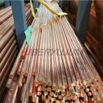 Free Cutting ASTM C14500 Tellurium Copper Alloy Rod / Bar Shape