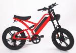 1000W 20 Inch Electric Fat Tire Bike 48V 16Ah Full Suspension Electric Bicycle