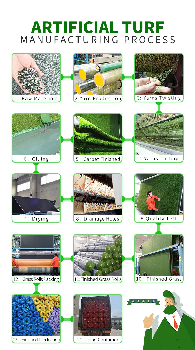 soccer artificial grass 50mm artificial football turf