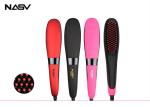 Ceramic Electric Home Hair Straightener Comb Brush With PTC Heating Plate