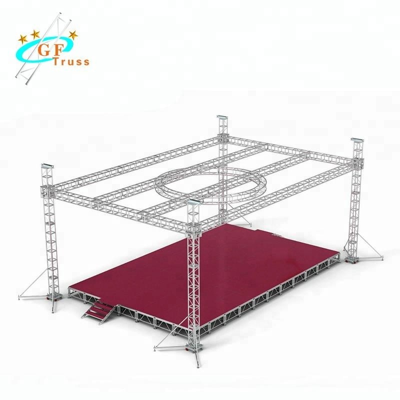 Outdoor Stage Lighting Truss Systems Display Design Aluminum Alloy
