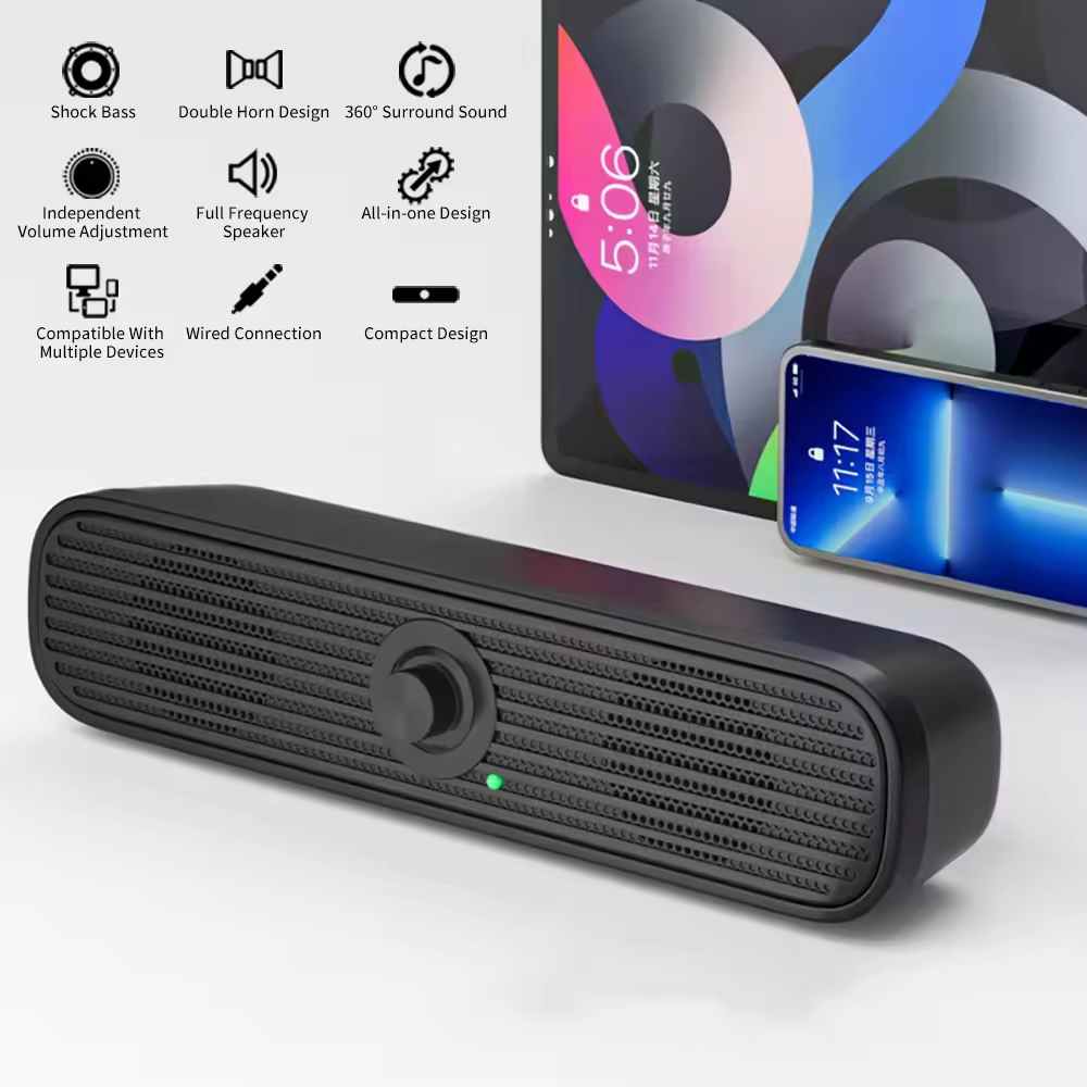 Outdoor Sports IPX67 Waterproof Portable Subwoofer Bass Wireless BT Speaker 113*50mm