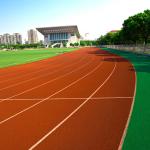 400m Standard Eco Sports Flooring Synthetic Full PU Rubber Athletic Running