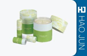 Quality Customized Logo Handmade Cardboard Luxury Round Gift Candle Packing Boxes wholesale