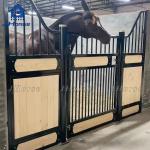 Powder Coated European Horse Stalls With Swing Door Customized Height Weatherpro