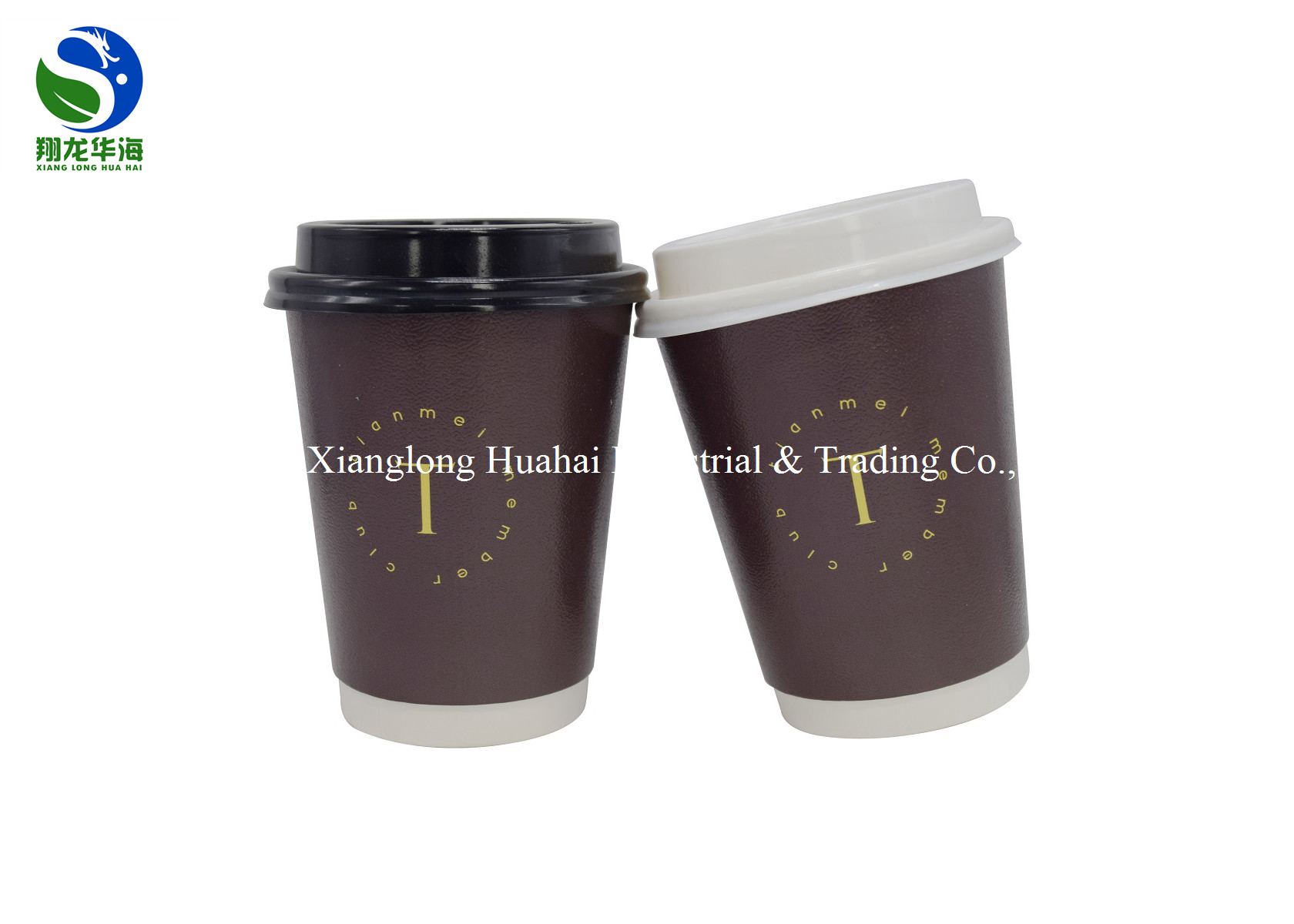 8oz Embossed Paper Cups Personalized Brand Logo Printed Food Grade