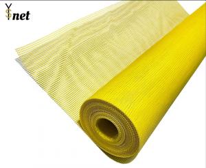 Quality Yellow Cement Board Fiberglass Mesh 145g/M2 Fiberglass Screen Cloth 50m - 200m wholesale
