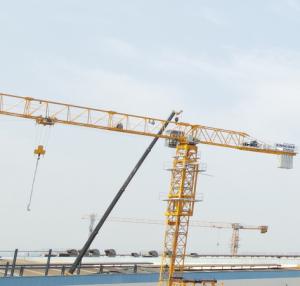 Quality yellow Flat Top Tower Crane Elevator 8 Ton wholesale