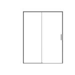 304# Stainless Steel,Bathroom Shower Room , Gun Gray Brushed Color, Sliding Door