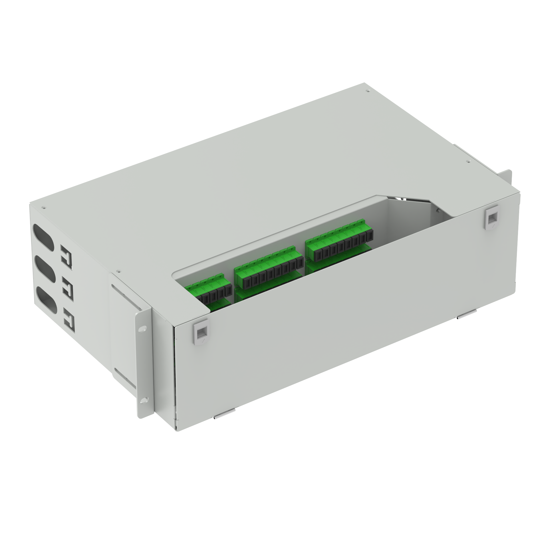 Direct 96 Cores SC APC Type Swing Patch Panel for Network FTTH Projects 5 ODN Network