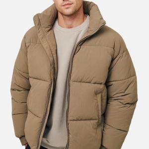 Quality Clothing Manufacturer Designer Puff Padded Coat Oem Logo Oversized Men's Down Bubble Winter Custom Puffer Jacket wholesale