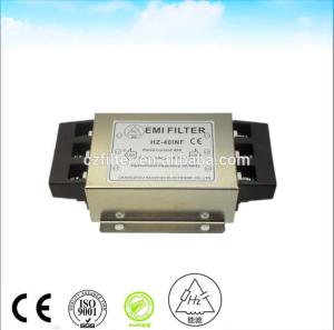 Quality 380vac 40A Output Rfi EMI Suppression Filter 15KW Inverter Noise Filter high quality wholesale