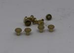 Lathe CNC Precision Machining Parts Brass Rivet Bolt ISO9001 Standard
