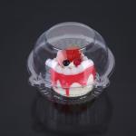 Large Size 90x90x28mm Disposable Plastic Cake Boxes