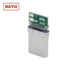 Side Plug Male Usb C Connector Usb 2.0 Type C Connector For Playing Game Cable